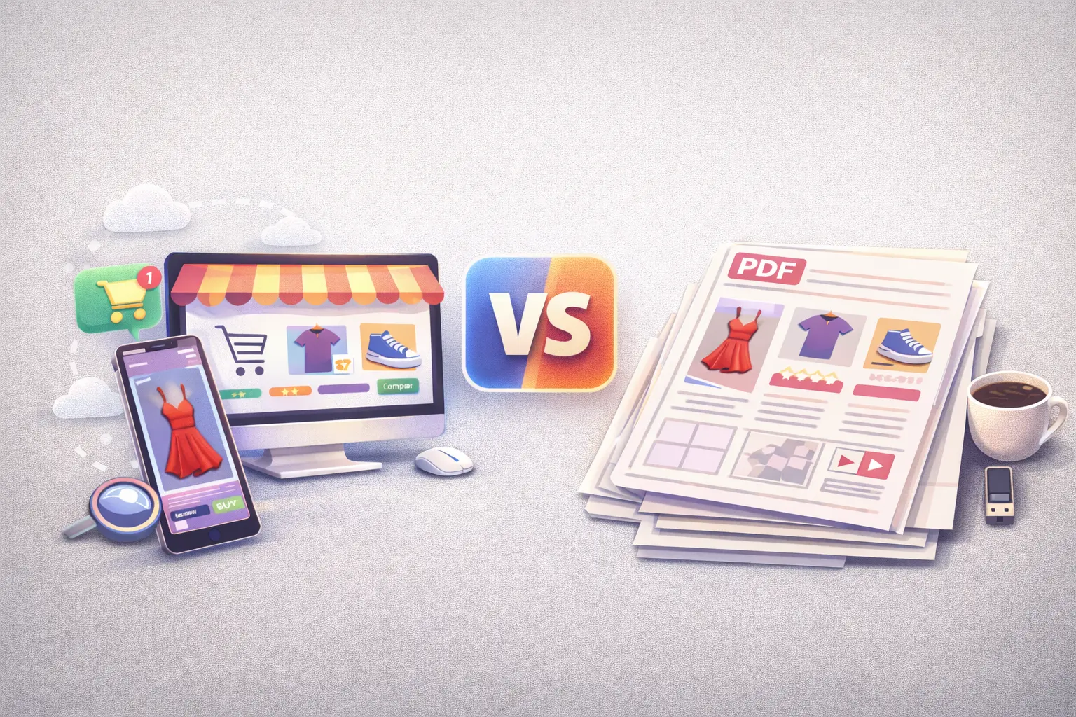 Catálogo Digital vs Catálogo Impresso: Qual Escolher?